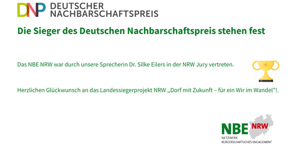 Die Sieger des Deutschen Nachbarschaftspreis stehen fest