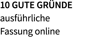 10 Gute Gr nde ausf hrliche Fassung online